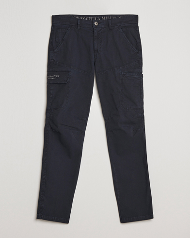 Mies |  | Aeronautica Militare | Stretch Cotton Pocket Pants Navy