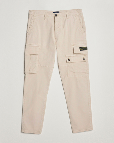 Mies | Cargo-housut | Aeronautica Militare | Soft Twill Pocket Pants Plaster