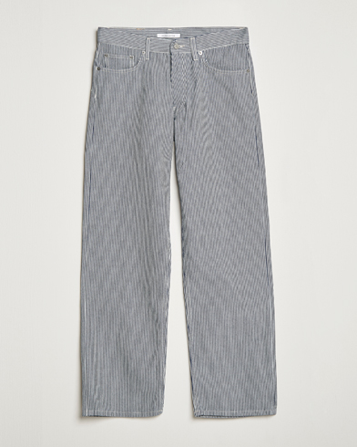Mies | Viisitaskuhousut | Sunflower | Loose 5-Pocket Pants Hickory Stripe