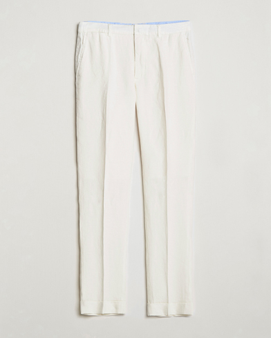 Mies |  | Polo Ralph Lauren | Linen Pleated Trousers Cream