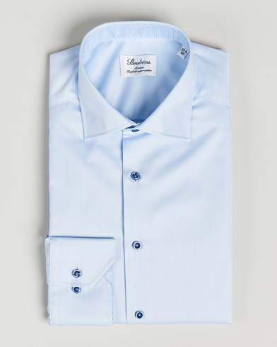 Mies | Kauluspaidat | Stenströms | Slimline Cut Away Contrast Shirt Blue