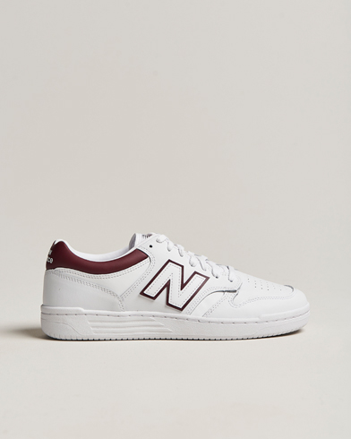 Mies | Valkoiset tennarit | New Balance | 480 Sneakers White/Burgundy