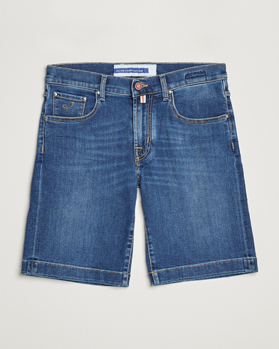 Mies | Chino-shortsit | Jacob Cohën | Nicolas Jeans Shorts Mid Blue