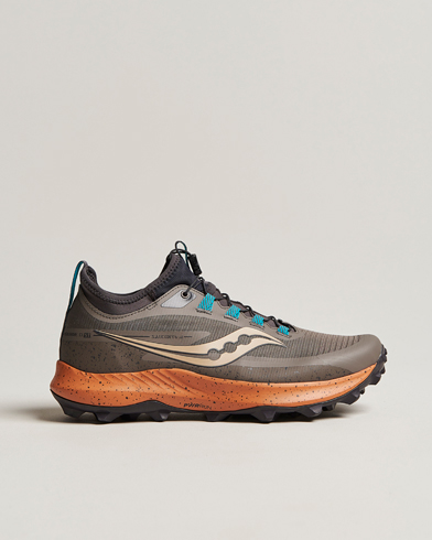 Mies | Vaelluskengät | Saucony | Peregrine 13 ST Trail Sneaker Umber/Basalt