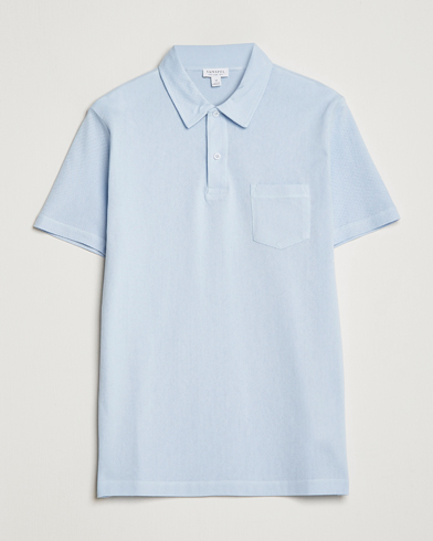 Mies | Sunspel | Sunspel | Riviera Polo Shirt Pastel Blue