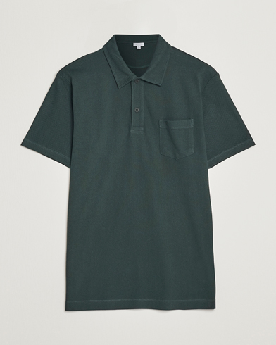 Mies |  | Sunspel | Riviera Polo Shirt Seaweed