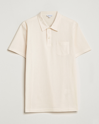 Mies |  | Sunspel | Riviera Polo Shirt Undyed