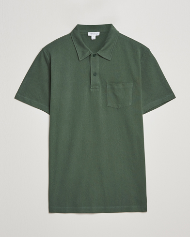 Mies | Vaatteet | Sunspel | Riviera Polo Shirt Dark Green