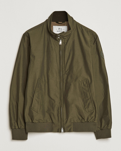 Mies |  | Woolrich | Cruiser Eco Cotton Bomber Jacket Dark Green
