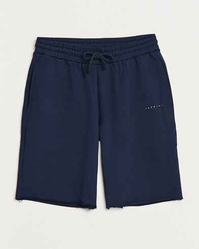 Mies | Lardini | Lardini | Cotton Embroidery Shorts Navy
