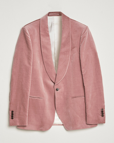 Mies | Smokkitakit | Lardini | Summer Velvet Dinner Jacket Soft Pink