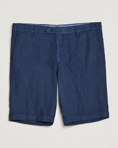 Mies |  | Lardini | Linen Shorts Navy