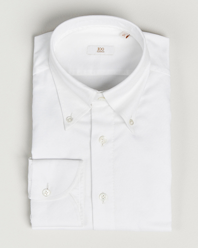 Mies | Luxury Brands | 100Hands | Gold Line Natural Stretch Oxford Shirt White