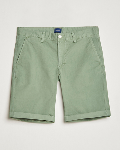 Mies | Shortsit | GANT | Regular Sunbleached Shorts Calamata Green