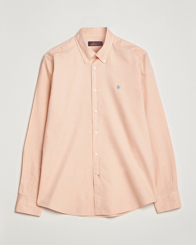 Mies |  | Morris | Structured Washed Button Down Shirt Orange