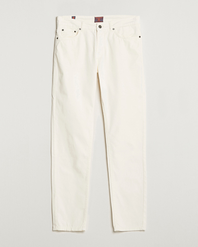 Mies |  | Morris | James Structured 5-Pocket Trousers White