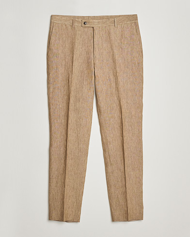 Mies | Puvut | Morris | Bobby Linen Suit Trousers Khaki