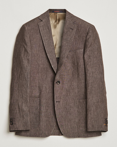 Mies | Pikkutakit | Morris | Archie Linen Suit Blazer Brown