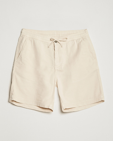 Mies |  | Morris | Fenix Linen Drawstring Shorts Beige