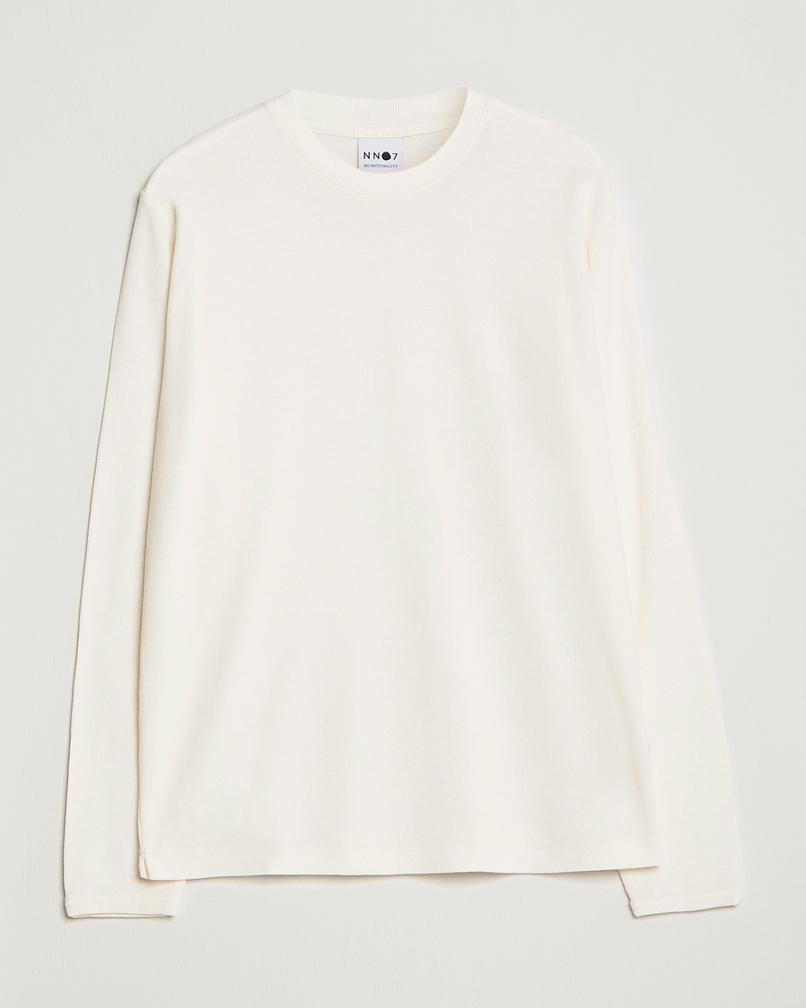 NN07 Clive Knitted Sweater Egg White – Valkoinen
