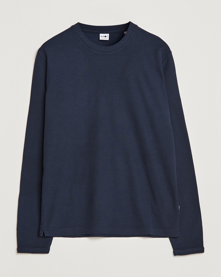 NN07 Clive Knitted Sweater Navy Blue – Sininen