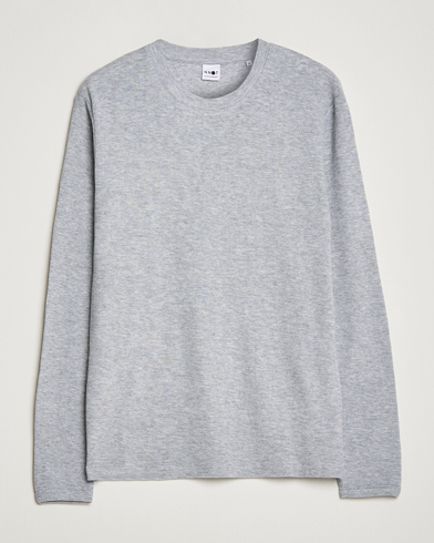 Mies |  | NN07 | Clive Knitted Sweater Grey Melange