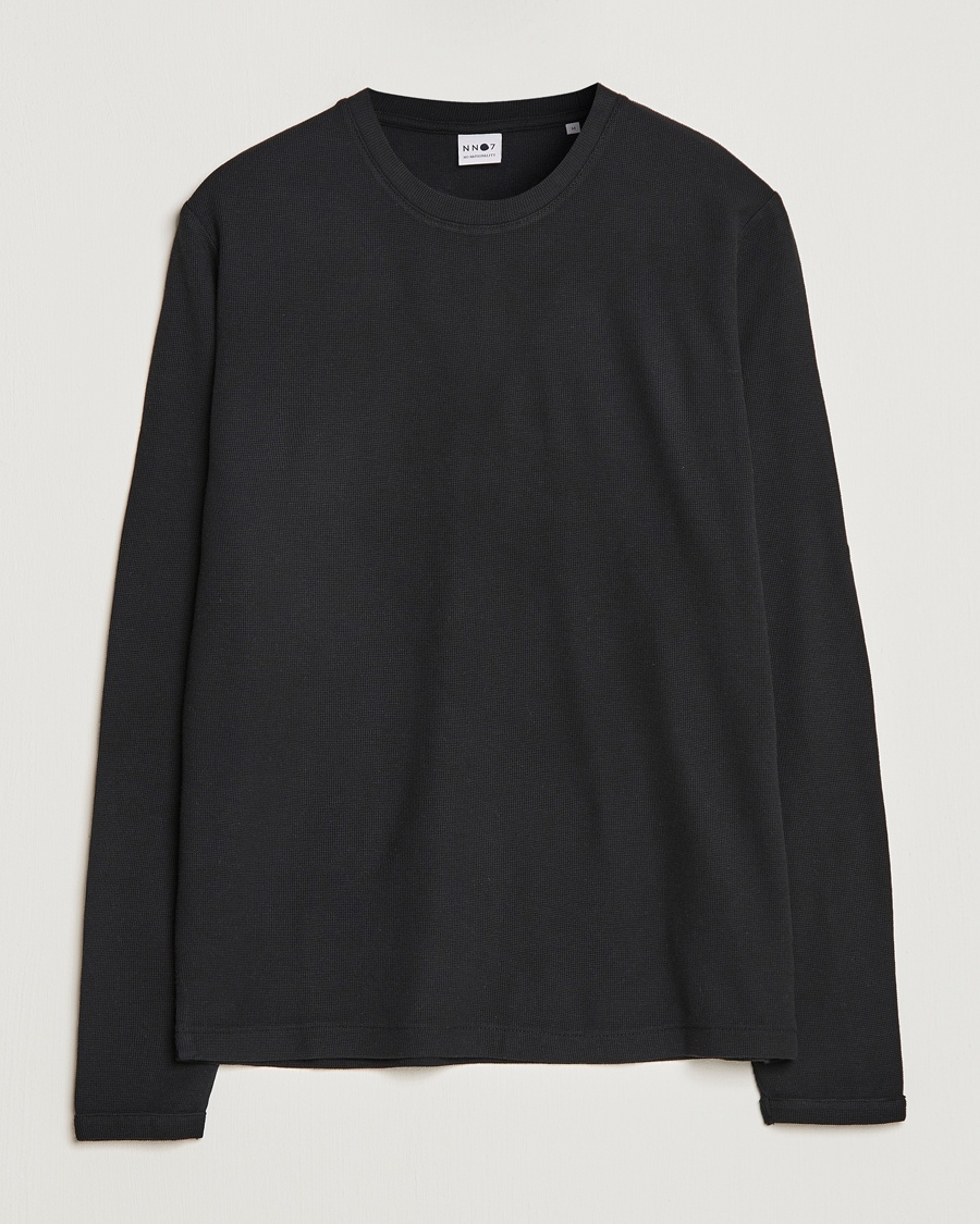 NN07 Clive Knitted Sweater Black – Musta