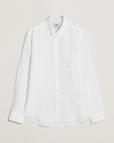 Mies | Kauluspaidat | NN07 | Arne Linen Shirt White