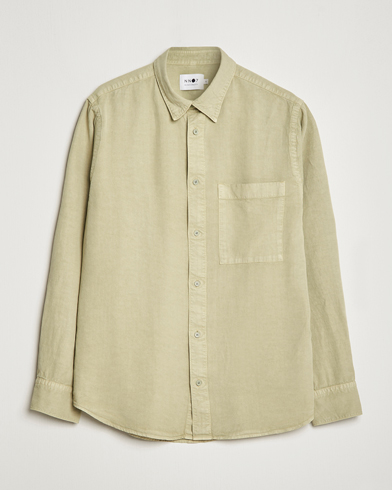 Mies |  | NN07 | Cohen Tencel Shirt Pale Green