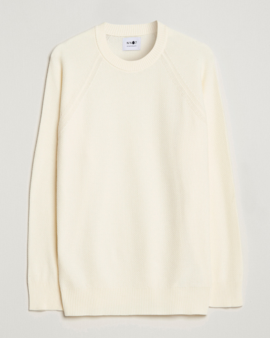 Mies | NN07 | NN07 | Brandon Cotton Knitted Sweater Ecru