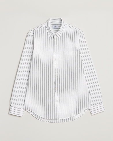 Mies | NN07 | NN07 | Arne Creppe Striped Shirt Black/White