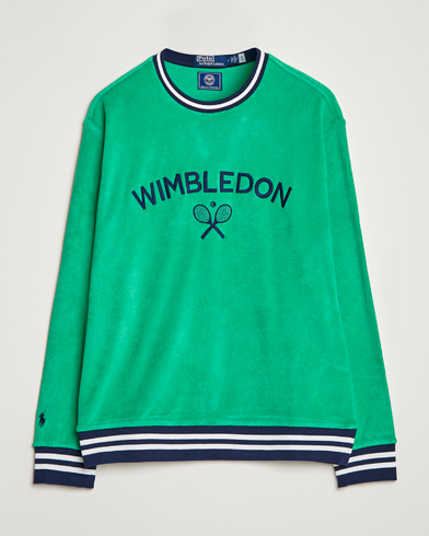 Mies | Puserot | Polo Ralph Lauren | Wimbledon Terry Sweatshirt Stem Green