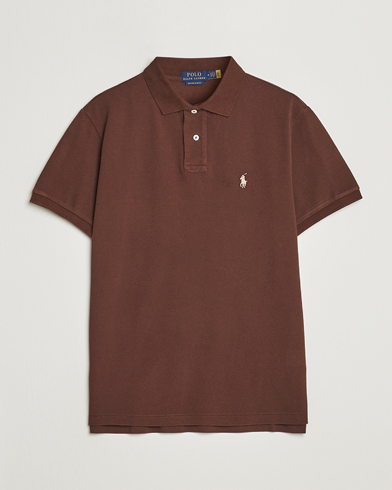 Mies | Preppy Authentic | Polo Ralph Lauren | Custom Slim Fit Polo Branch Brown