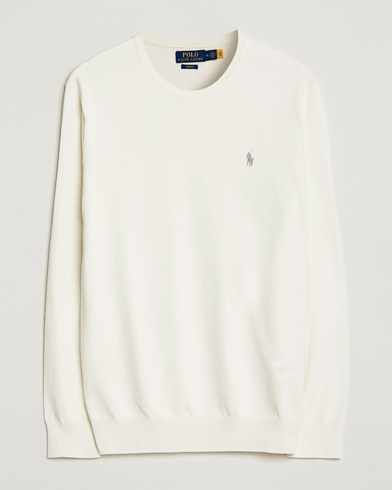 Mies |  | Polo Ralph Lauren | Cotton Crew Neck Sweater Cream