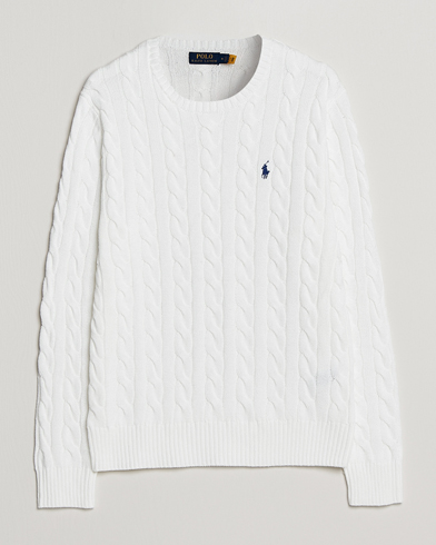 Mies | Polo Ralph Lauren | Polo Ralph Lauren | Cotton Cable Pullover White