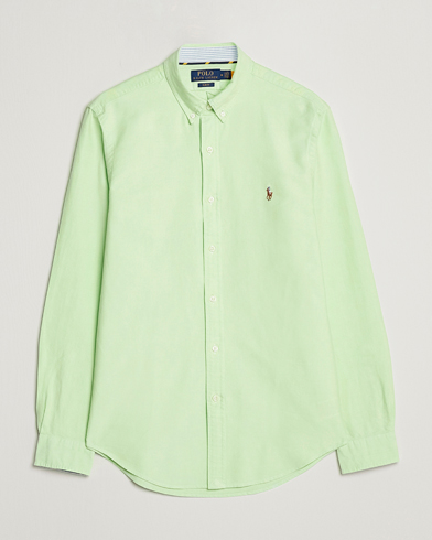 Mies |  | Polo Ralph Lauren | Slim Fit Oxford Button Down Shirt Oasis Green