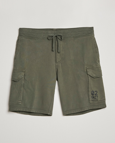 Mies | Cargo-shortsit | RLX Ralph Lauren | Terry Back Fleece Cargo Shorts Fossil Green