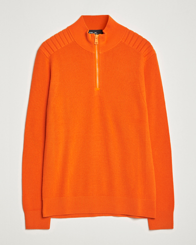Mies |  | RLX Ralph Lauren | Merino Half-Zip Sweater Sailing Orange