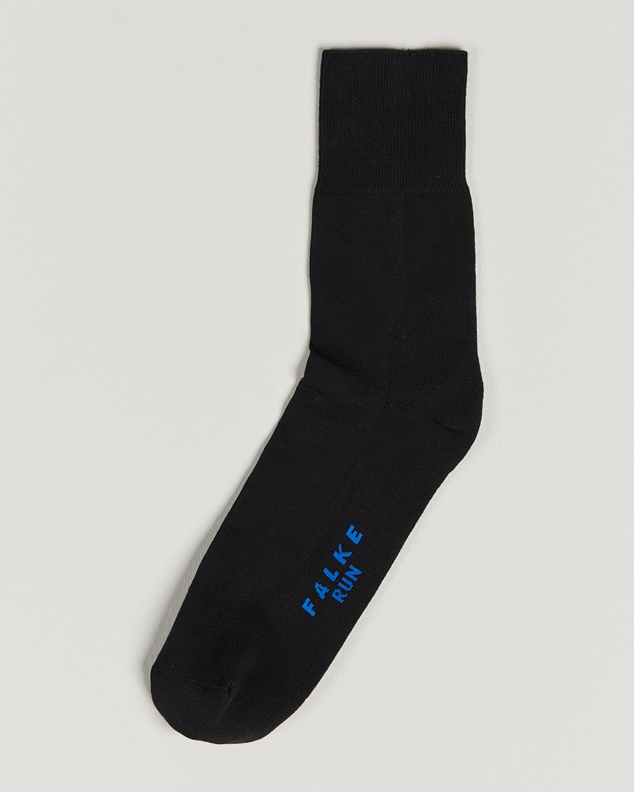 Falke Run Cushioned Sport Sock Black – Musta