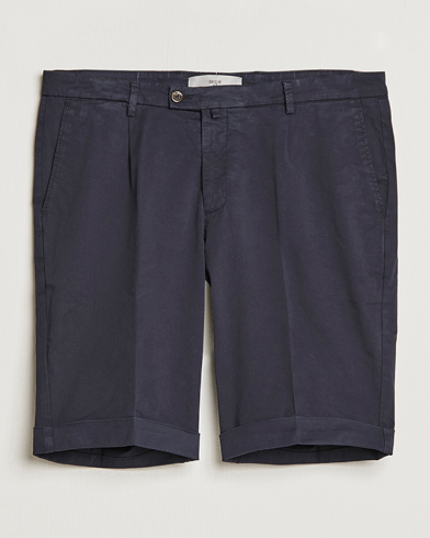 Mies |  | Briglia 1949 | Pleated Cotton Shorts Navy