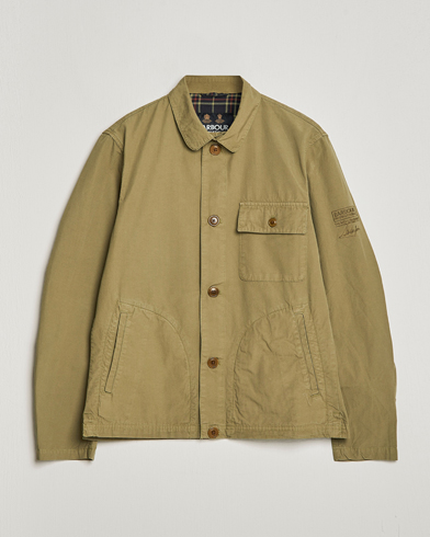 Mies |  | Barbour International | Steve McQueen Terrance Shirt Jacket Olive