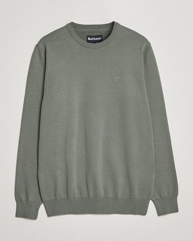 Mies |  | Barbour Lifestyle | Pima Cotton Crew Neck Agave Green
