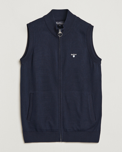Mies |  | Barbour Lifestyle | Dordon Knitted Full Zip Gilet Navy