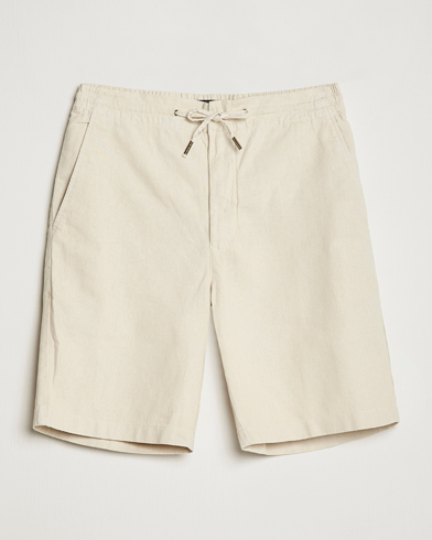 Mies | Shortsit | Barbour Lifestyle | Linen/Cotton Drawstring Shorts Light Stone