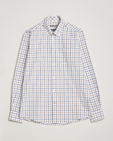 Mies |  | Barbour Lifestyle | Tailored Fit Bradwell Checked Shirt Sandstone