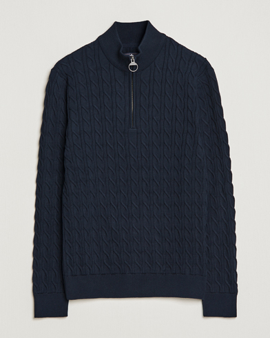 Mies |  | Barbour Lifestyle | Cable Knit Half Zip Navy