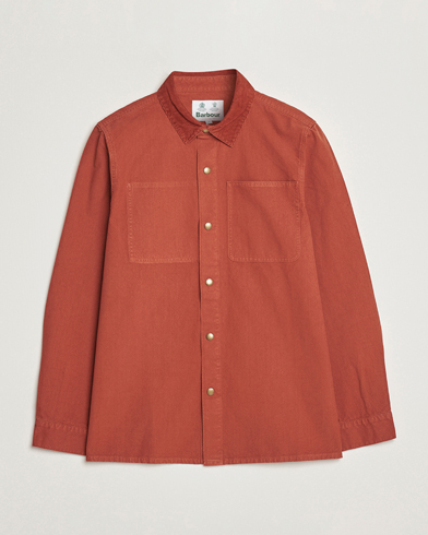 Mies | Barbour | Barbour White Label | Lorenzo Cotton Overshirt Rust