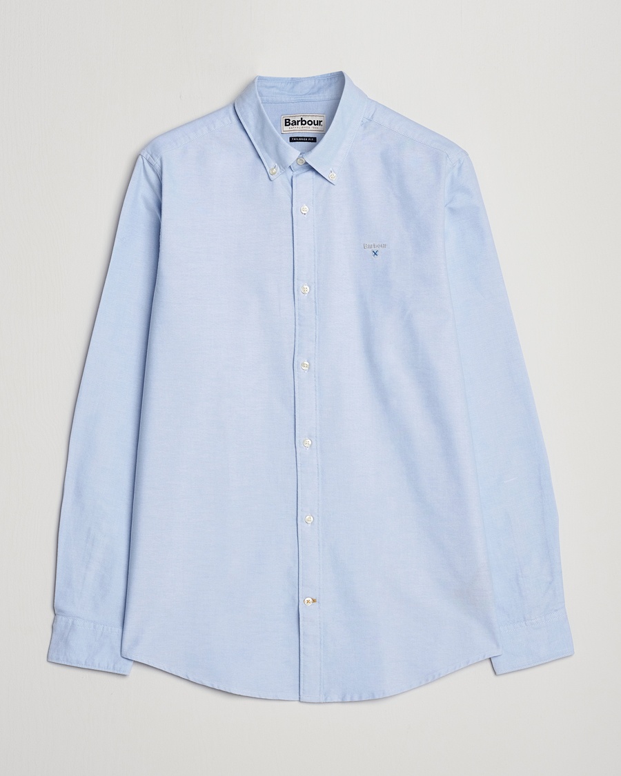 Barbour Lifestyle Tailored Fit Oxtown Shirt Sky Blue – Sininen