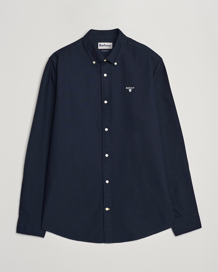 Barbour Lifestyle Tailored Fit Oxford 3 Shirt Navy – Sininen