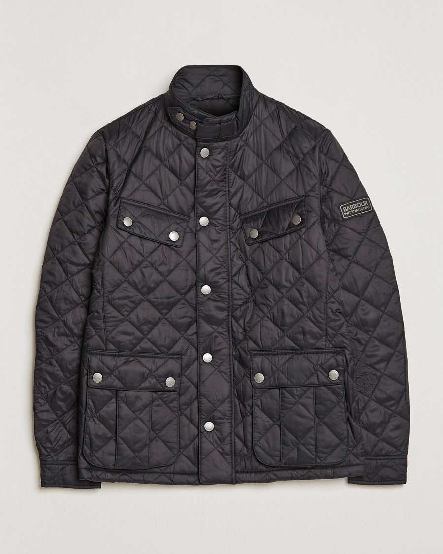 Barbour International Ariel Quilted Jacket Black – Musta